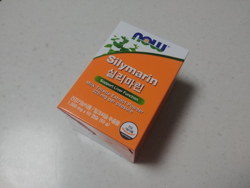 밀크씨슬추천 나우푸드 실리마린 밀크씨슬 먹어보았어요.