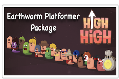 유니티 애셋 스토어 - Earthworm platformer package
