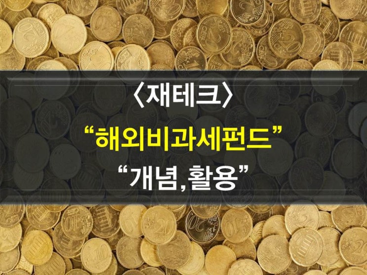  해외비과세펀드의 비과세,개념,활용