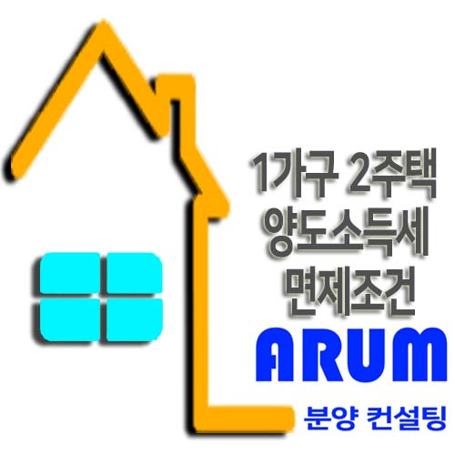  1가구2주택 양도소득세 비과세 요건 알아보겠습니다.