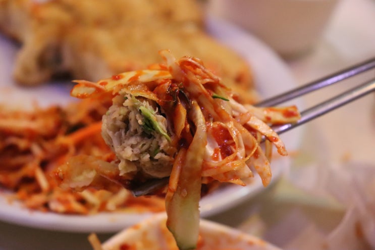  대구여행 동성로 맛집 태산만두 #비빔만두 #탕수만두