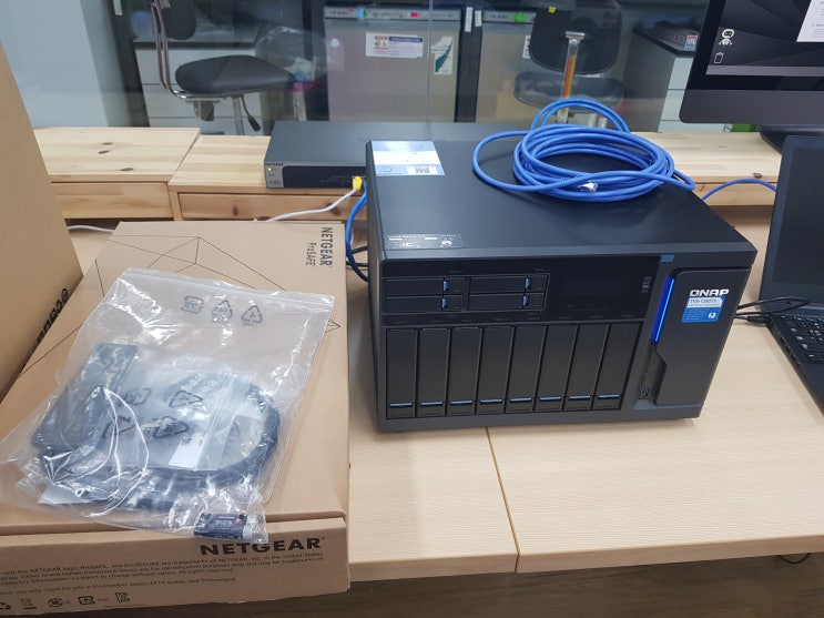  NAS서버 QNAP TVS-1282T3 Enterprise 성북구 화랑로 KI**(한국**기술연구원) 연구개발 데이터 보관 및 가용목적 NAS구축 사례 (2019년 11월)
