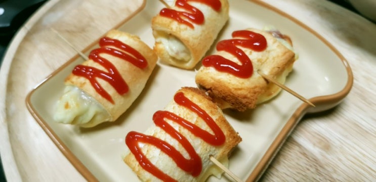  식빵도그 만들기(식빵으로 만드는 간식)