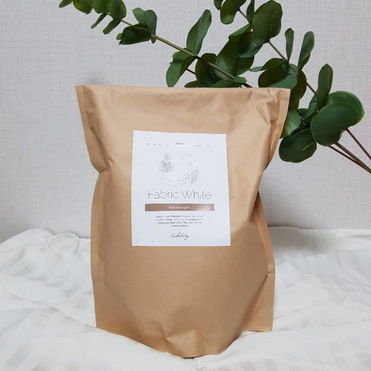  수건에서 냄새, 옷냄새제거 에코빌리티 패브릭화이트 1.2kg