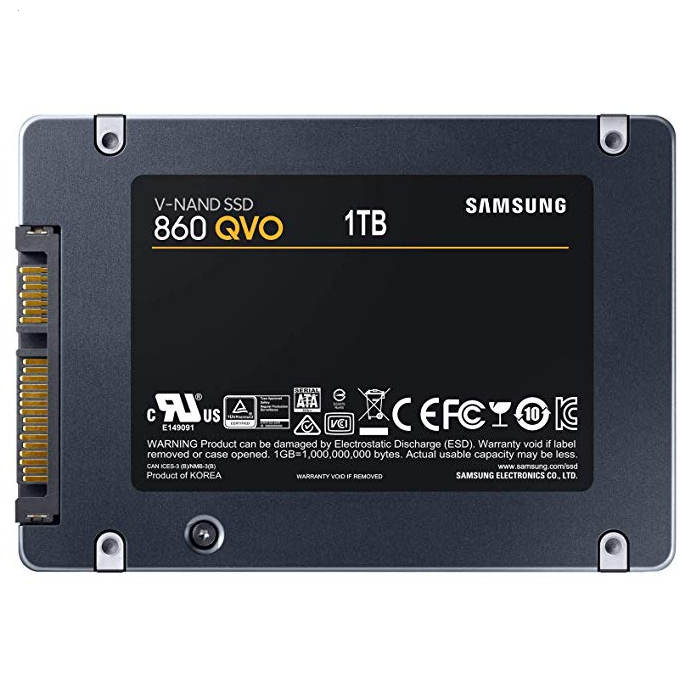 [아마존직구] Samsung 860 QVO 1TB 솔리드 스테이트 드라이브 (MZ-76Q1T0) V-NAND, SATA 6Gb / s, 품질 및 가치 최적화 SSD