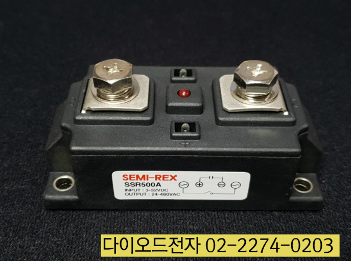 500A SSR 무접점릴레이 SEMI-REX 세미렉스 반도체 정품 판매점