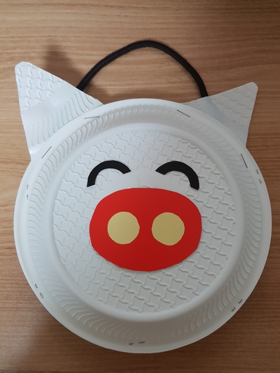  엄마표미술놀이 - 종이접시로 돼지가방 만들어보아요!