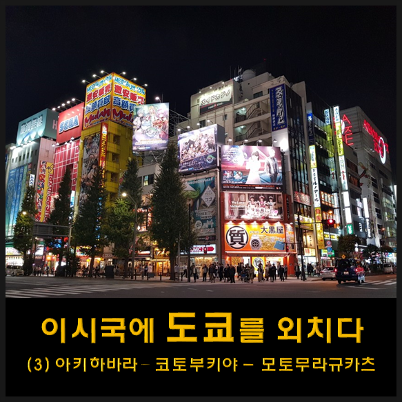  나홀로 도쿄 여행 - 3 (아키하바라/도쿄 몬스터헌터 피규어 코토부키야/도쿄역 맛집 모토무라 규카츠)