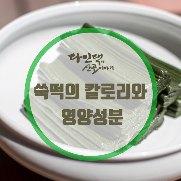 쑥떡의 효능과 칼로리알아보고 맛있게 4