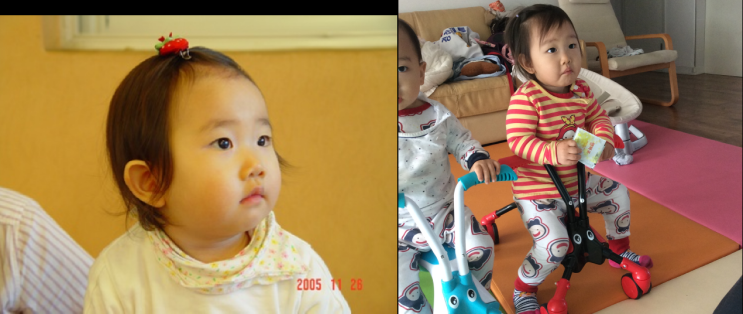 9살 터울의 첫째와 둘째