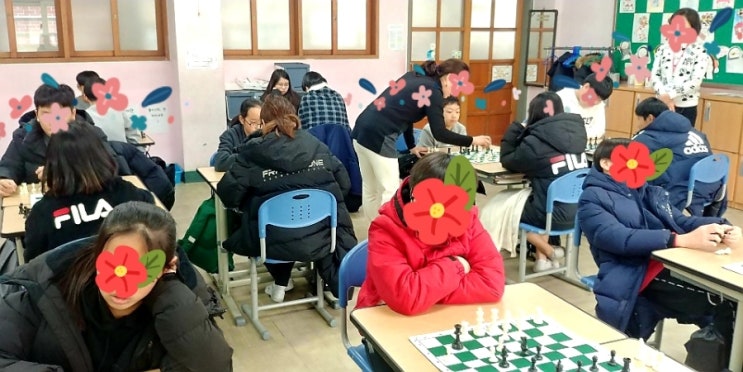  동대문 혁신지구 진로체험으로 레츠체스와 함께 한 전곡초체스수업