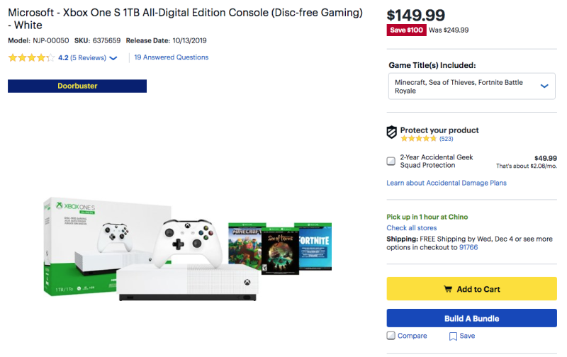 Xbox one s $149 outlet