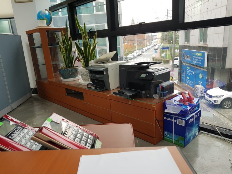  울산프린터판매 무한잉크 복합기판매 hp8710 사무실용복합기 설치 합니다.- 울산 화봉동 사무실