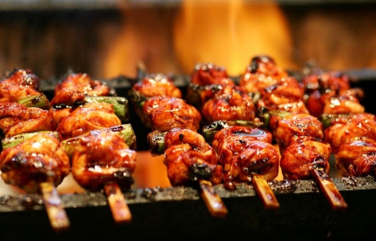  꼬치에 꽂히다!!! 새우꼬치  &  닭꼬치  &  타코야끼!!!
