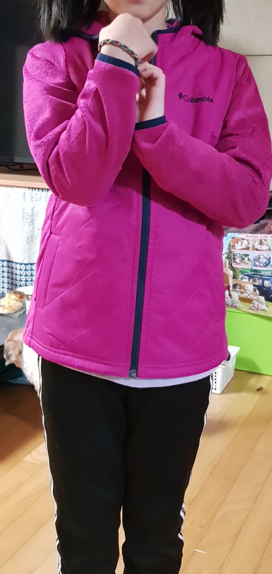  아마존 직구추천/ 콜롬비아 여아 후리스 점퍼