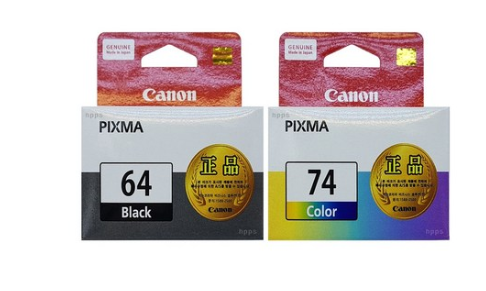  최저가 + 리뷰 확인링크  캐논 PG-64+CL-74 세트 상품 정품잉크   [37,000원 ]