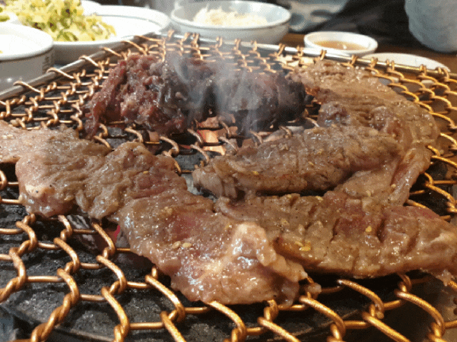  원조광양불고기 삼성점 - 숯불에 구워먹는 삼성역 불고기 맛집
