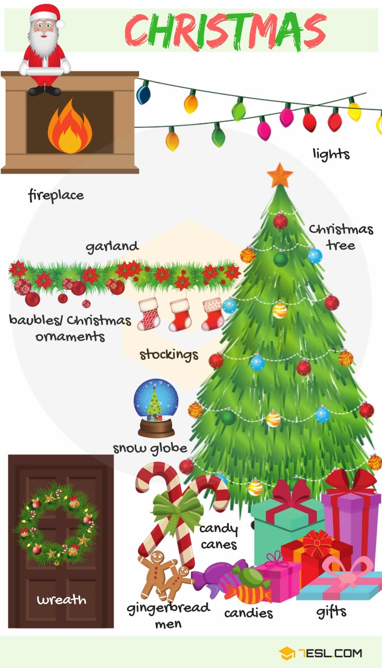  생활영어 ECE English #49 크리스마스(Christmas) 관련 단어