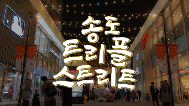  가족과 친구들끼리 트리플스트리트에 가면 꼭 가봐야 하는 곳은 어디일까? :: 스타벅스 트리플스트리트, 송도 다이소 (Travel Blog_TB)