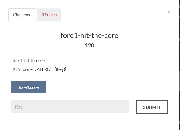 [CTF-D] fore1-hit-the-core