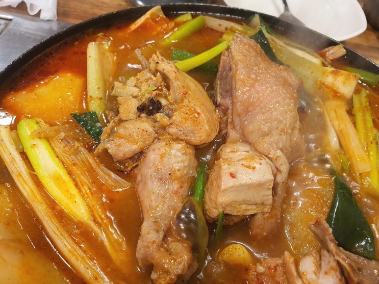  실한 토종 장닭으로 든든하게 먹은 닭볶음탕