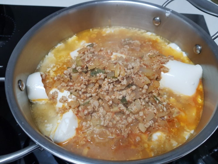  순두부찌개 뚝딱 간단레시피