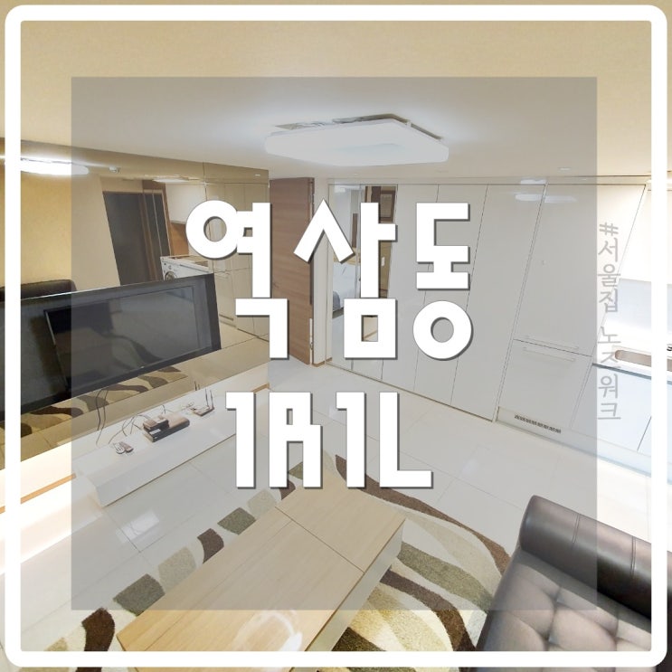  [서울집노즈워크] 강남원룸 역삼동 원룸 1R1L