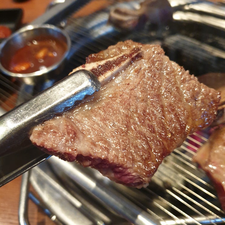 군자역맛집 오돌 LA갈비같은 등심같은 소고기