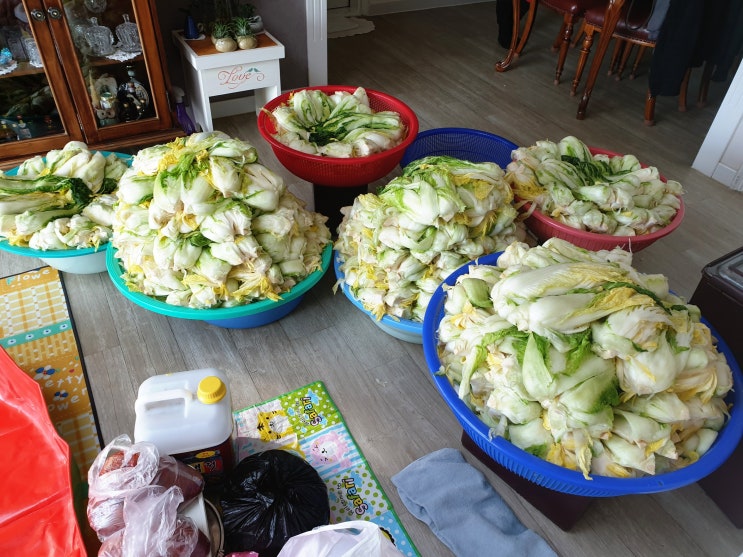  1년 농사 김장 끝! ~ 부자됐어요^^