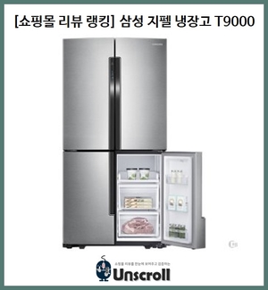  [리뷰 요약 리포트] 삼성 지펠 냉장고 T9000(RF90J90N3SL)