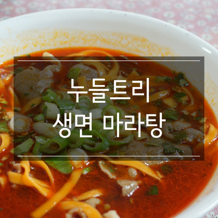 누들트리 <생면 마라탕> 집에서 즐기는 중국의 향!! 누들트리 <생면 마라탕> 집에서 즐기는 중국의 향!!