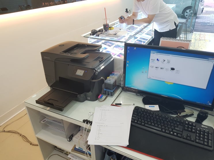 울산가정용프린터 사무실용복합기 추천 드립니다.- HP8710 무한잉크프린터