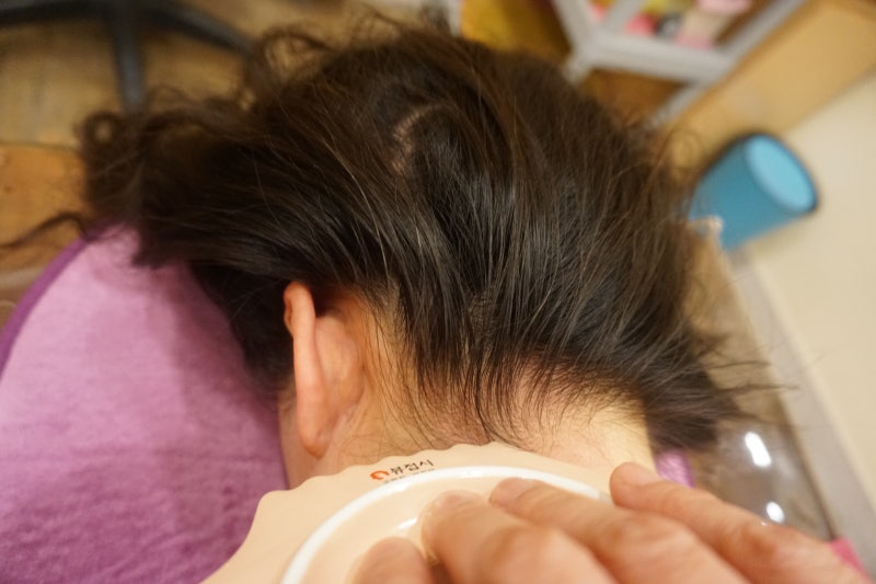 괄사 마사지, 나는 몸을 성형하는 5분 마사지. 2