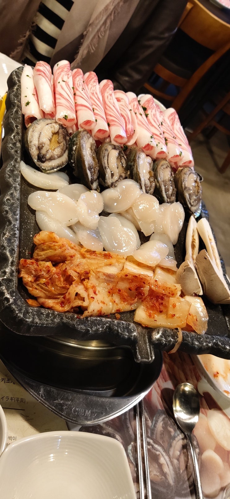 위례 백억하누에서 엄마 생신모임/전복삼합 위례 백억하누에서 엄마 생신모임/전복삼합