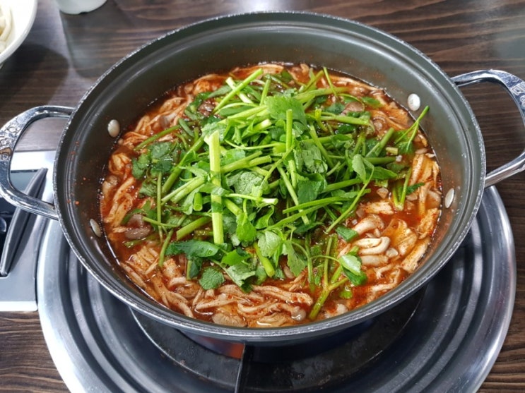  김해 어방동 밥집 빨간도깨비 샤브샤브 칼국수