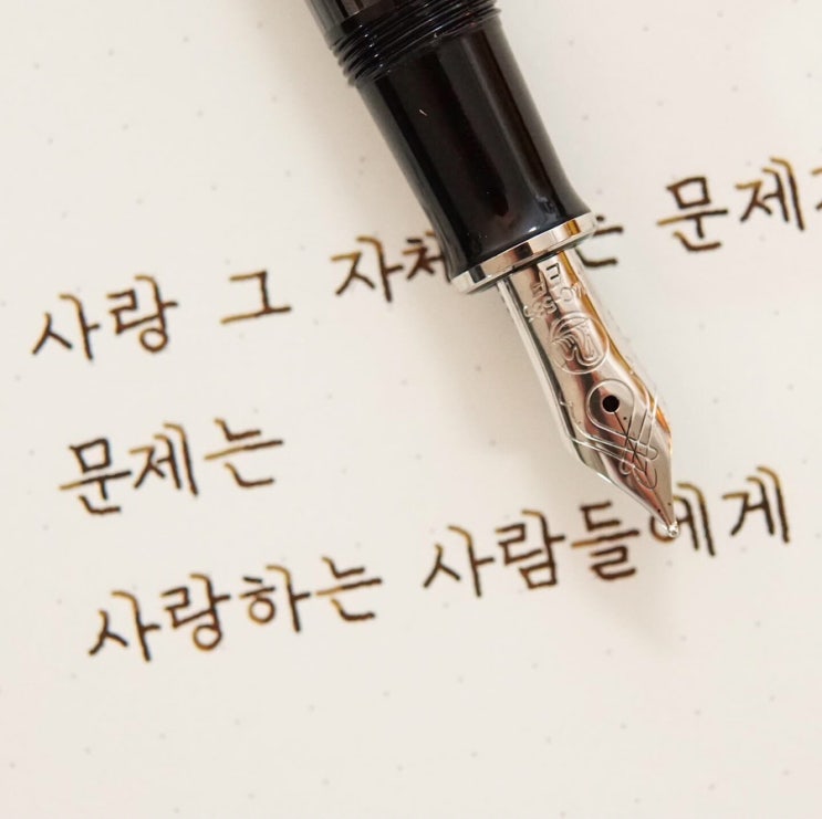  사랑? 사람? (펠리칸 M405 슈트레제만 ef닙)