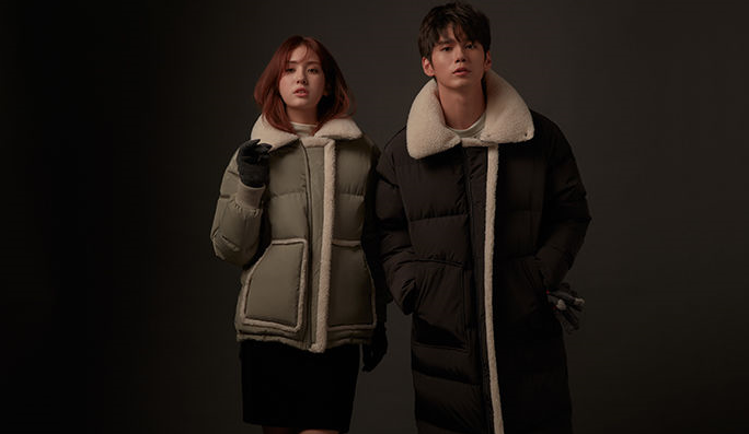  빈폴스포츠 올더라운드 : 전소미 & 옹성우 패션 10대 20대 겨울 아우터로 추천