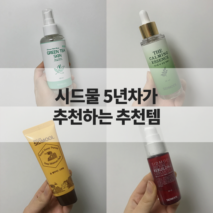  5년째 시드물 충성팬이 추천하는 내돈내산 추천템 !