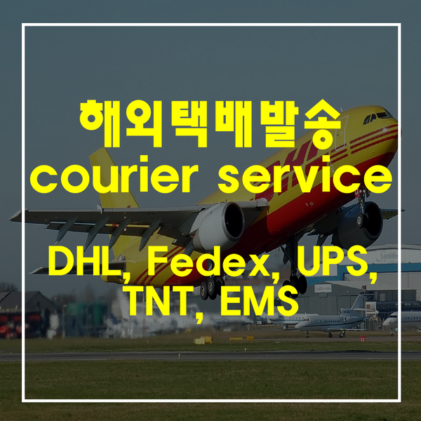 해외 택배 발송하기 국제특송(courier service) - DHL, Fedex, UPS, TNT, EMS