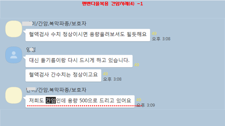  펜벤다졸후기(50)-간암편(4),간암치료사례