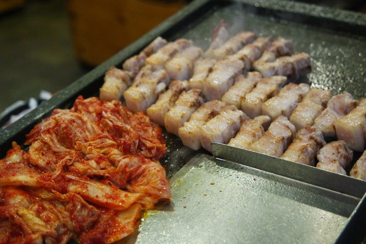  대전 노은동 맛집 삼겹살이 맛있는 하남돼지집 노은점 굿!