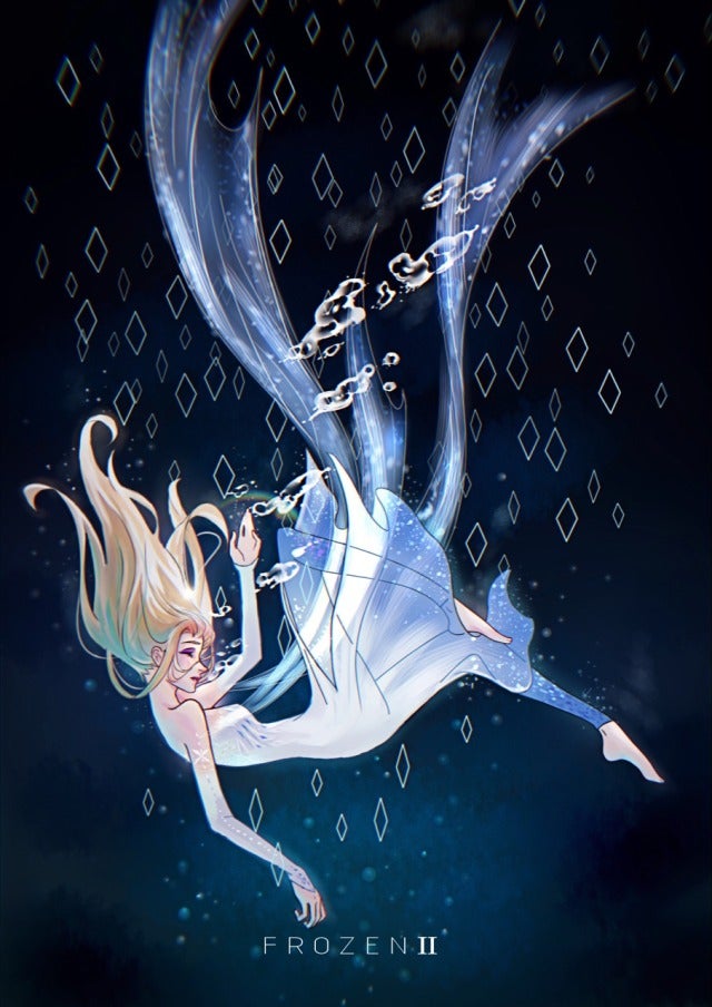 팬 아트 디즈니 겨울왕국