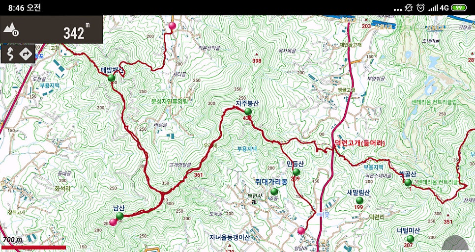 민등산 사진 1