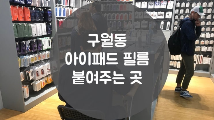  [구월동]윌리스 아이패드 종이질감 필름 파는 곳/붙여주는 곳 후기