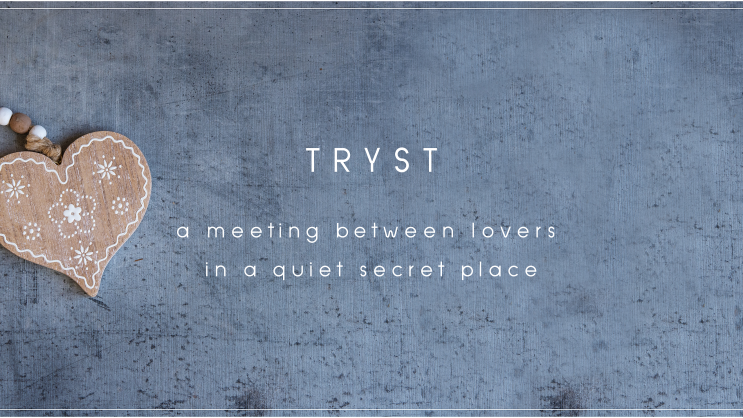  TRYST 감성 영문레터링 컴퓨터 배경/바탕화면