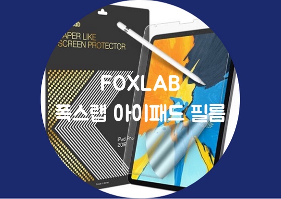  [리뷰]폭스랩 아이패드 종이질감 필름 리뷰
