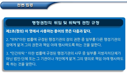 사회적협동조합에 대한 민간위탁의 법적근거