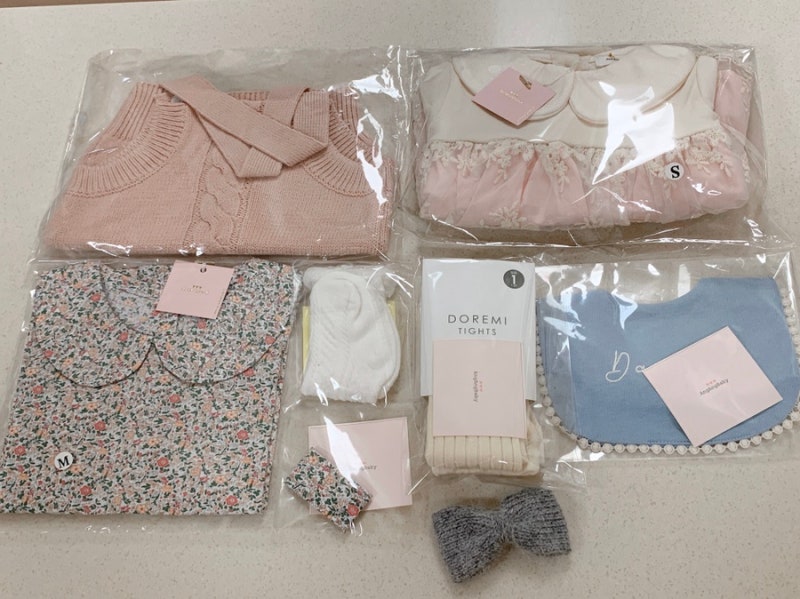 [앙앙 베이비] 아기 옷 선물 / 딸 옷 선물 / 여자아이 옷 선물