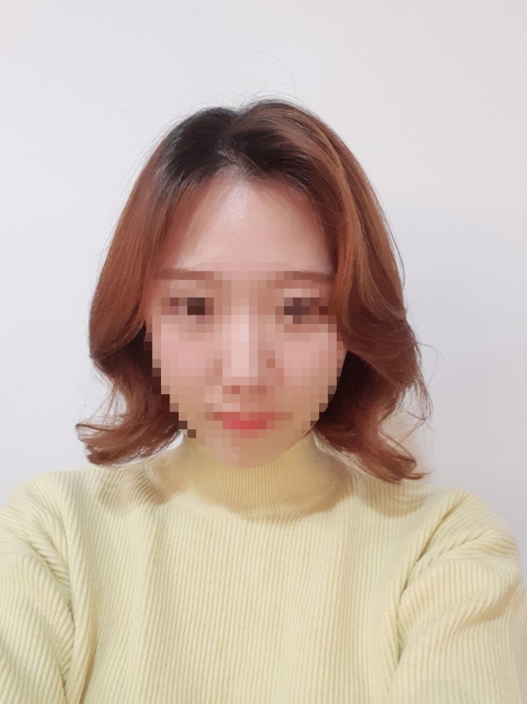  건대미용실 헤어벨리시마 복구펌으로 단발S컬 단발C컬