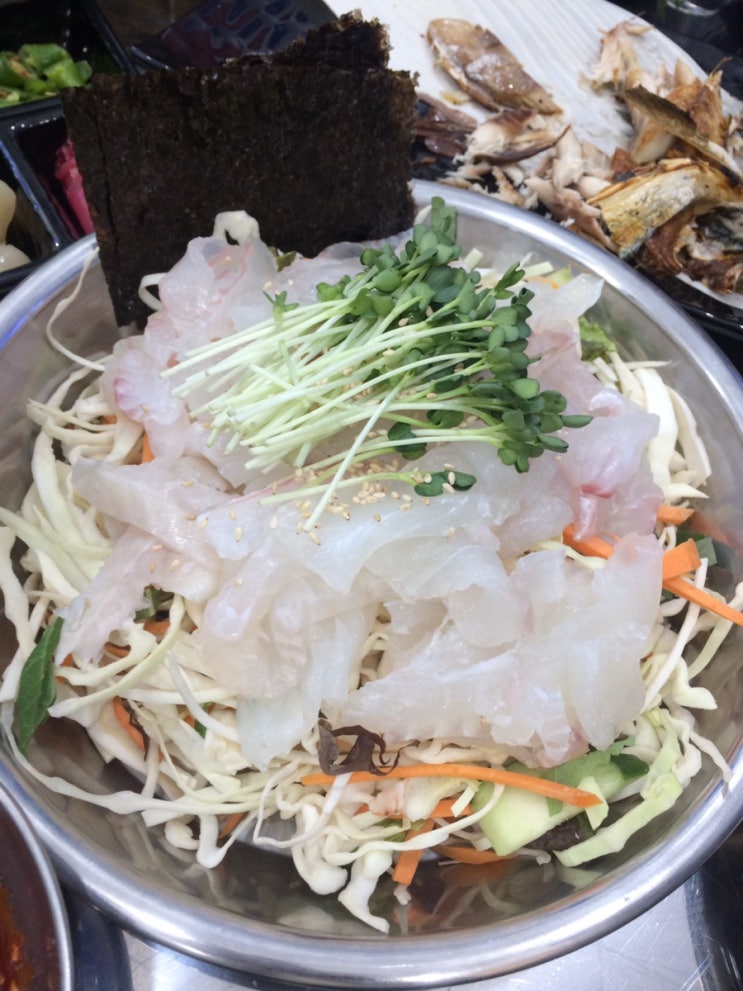 회무침과 물회를 동시에 청당동 막회 세꼬시 맛집 팔팔횟집 / 천안식후감